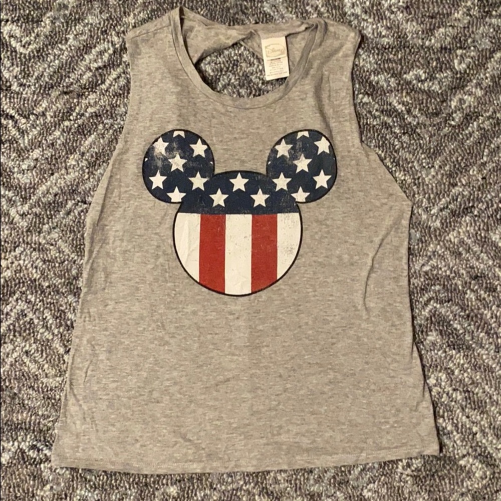 Mickey Patriotic American Flag Tank Top